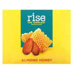 Протеиновые батончики мед и миндаль, Almond Honey Rise Bar, 12 батончиков по 60 г
