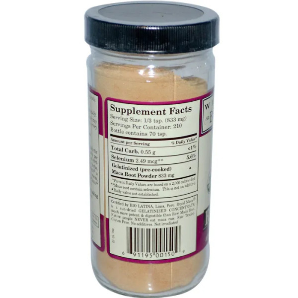 Королівська маку, суперпродукт, Royal Maca, Whole World Botanicals, 175 г