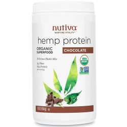 Конопляный протеин шоколад, Nutiva Hemp Protein, 454 гр.