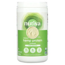 Конопляний протеїн, Nutiva Hemp Protein, органічний, 454 гр.