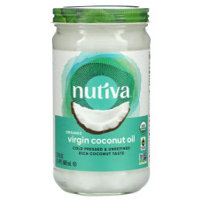 Кокосова олія, Virgin, органік, Coconut Oil Nutiva, 680 мл