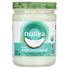 Кокосова олія холодного віджиму, Nutiva Coconut Oil, органік, 414 мл
