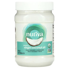 Кокосова олія холодного віджиму, Nutiva Coconut Oil, 858 мл