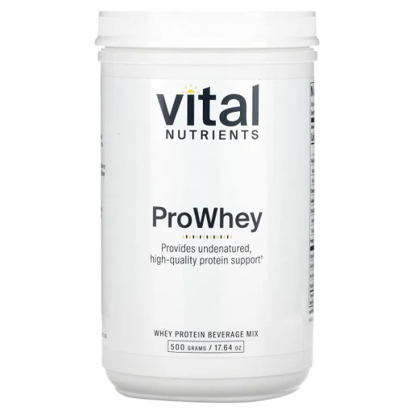 Сироватковий протеїн, ProWhey, Vital Nutrients, без смаку, порошок, 500 г