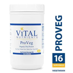 Гороховый протеин, органик, вкус ванили, Vital Nutrients ProVeg, порошок, 524 г