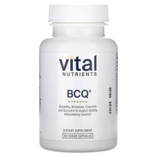 Трав'яна формула від болю та запалення, BCQ Vital Nutrients, 60 капсул