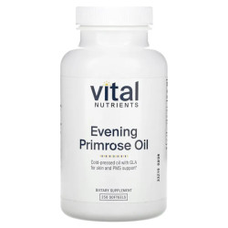 Олія вечірньої примули 500 мг, Vital Nutrients Evening Primrose Oil, 250 гелевих капсул