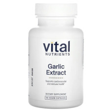 Часник екстракт, Vital Nutrients Garlic Extract, 60 веганських капсул