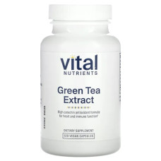Зелений чай екстракт 550 мг, Vital Nutrients Green Tea Extract, 120 веганських капсул