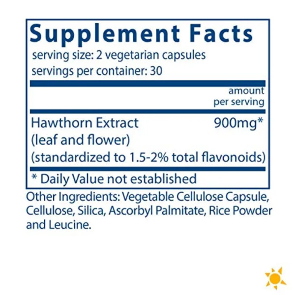 Глід, екстракт, Hawthorn Extract, Vital Nutrients, 450 мг, 60 вегетаріанських капсул