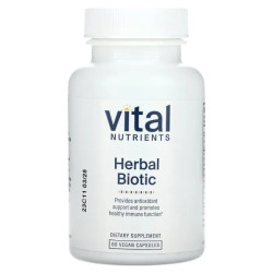 Підтримка імунітету, трав'яна формула, Vital Nutrients Herbal Biotic, 60 веганських капсул