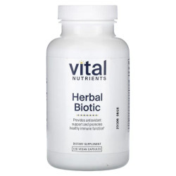 Підтримка імунітету, трав'яна формула, Vital Nutrients Herbal Biotic, 120 веганських капсул