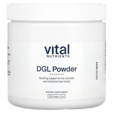 Солодка DGL, порошок, Vital Nutrients DGL Powder, 120 г