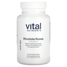 Родіола рожева екстракт кореня, Vital Nutrients Rhodiola Rosea, 60 веганських капсул