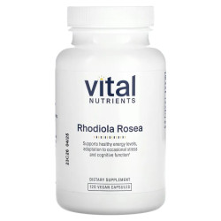 Родіола рожева екстракт кореня, Vital Nutrients Rhodiola Rosea, 60 веганських капсул