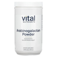 Арабіногалактан, порошок, Vital Nutrients Arabinogalactan, 300 г