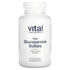 Глюкозамін сульфат веганський, Vital Nutrients Vegan Glucosamine Sulfate, 120 веганських капсул