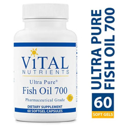 Риб'ячий жир 700 мг, Vital Nutrients Ultra Pure Fish Oil 700, 60 гелевих капсул