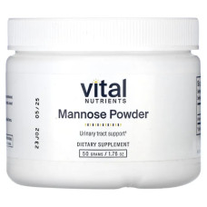 Д-манноза, порошок, Vital Nutrients Mannose, 50 г