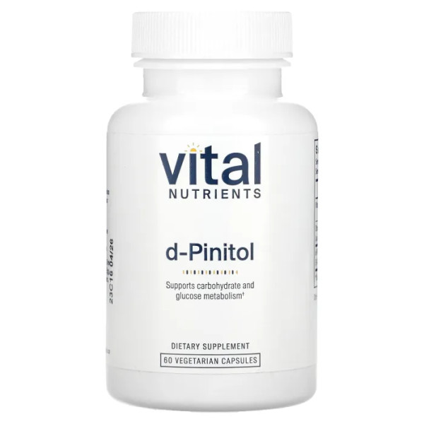 Д-Пинитол, D-Pinitol, Vital Nutrients, 600 мг, 60 вегетаріанських капсул