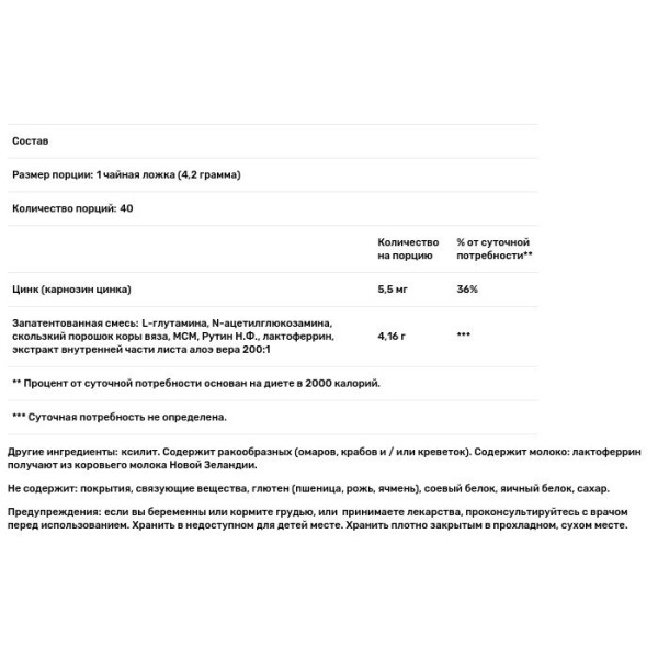 Здоров'я шлунково-кишкового тракту, GI Repair Powder, Vital Nutrients, порошок, 206 г