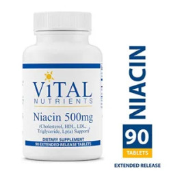 Ниацин 500 мг, Vital Nutrients Niacin, 90 таблеток