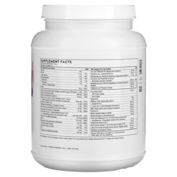 Підтримка печінки, MediClear, Thorne, апельсин-ваніль, 865 г