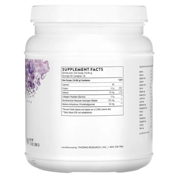 Колаген, для здорового старіння та підтримки сили та здоров'я зв'язок, суглобів, сухожиль і кісток, Collagen Fit, Thorne, 506 г