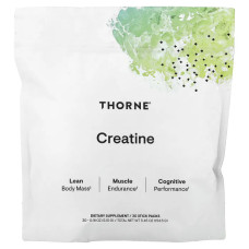 Креатин, Thorne Creatine, пакетики стики, 30 шт по 5,15 г