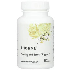 Антистресс и контроль аппетита, Craving and Stress Support Thorne, 60 капсул
