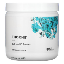 Витамин С, Thorne Buffered C Powder, буферизированный, порошок, 236 г.