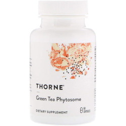 Зеленый чай, Thorne Green Tea Phytosome, 60 капсул (250 мг в капсуле)
