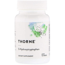 5-НТР (окситриптан), Thorne 5-Hydroxy-Tryptophan, 90 капсул