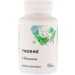 L-глютамін, Thorne L-Glutamine, 90 капсул
