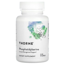 Фосфатидилсерин 100 мг, Thorne Phosphatidylserine, 60 капсул