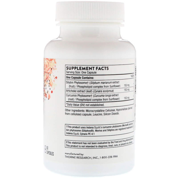 Підтримка печінки, SAT, Thorne, 60 капсул