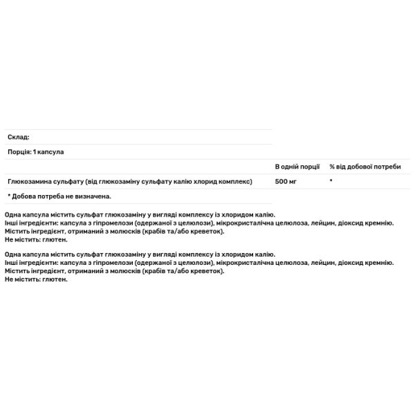 Глюкозамін сульфат, Glucosamine Sulfate, Thorne, 180 капсул