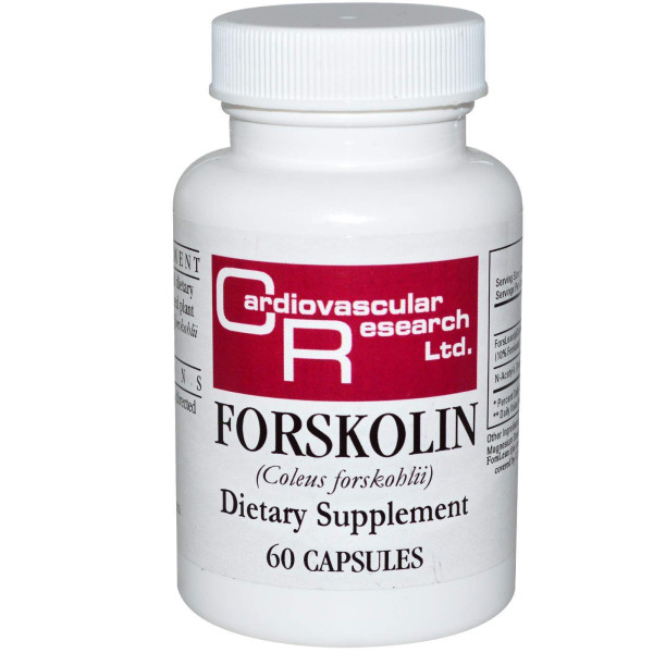 Форсколін, Forskolin, Cardiovascular Research Ltd., 60 капсул