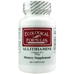 Аллитиамин 50 мг, Ecological Formulas Allithiamine, 60 капсул
