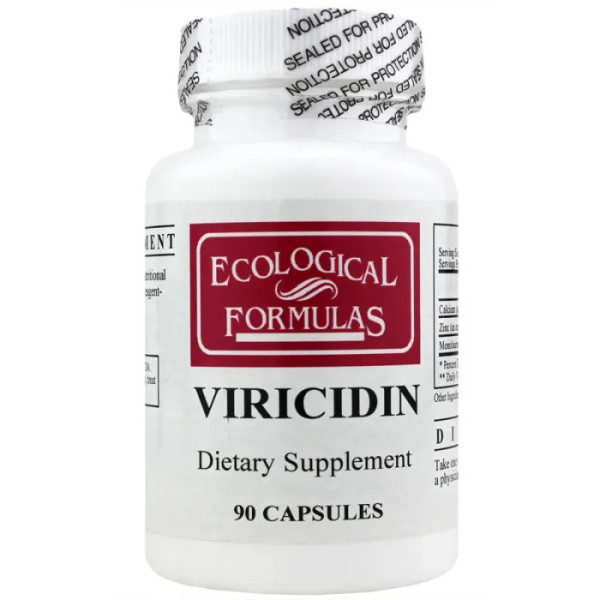 Підтримка імунітету, Viricidin, Ecological Formulas, 90 капсул