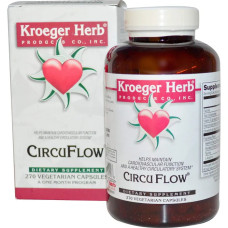 Поддержка сердца и кровообращения, CircuFlow Kroeger Herb Co, 270 капсул