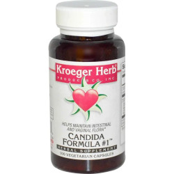 Кандида Формула 1, Kroeger Herb Co Candida Formula #1, 100 капсул