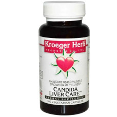 Кандида уход для печени, Kroeger Herb Co Candida Liver Care, 100 кап.