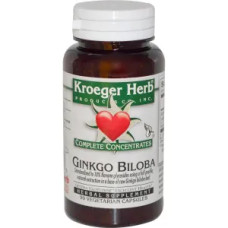 Гинкго билоба, Ginkgo Biloba Kroeger Herb Co, 90 капсул