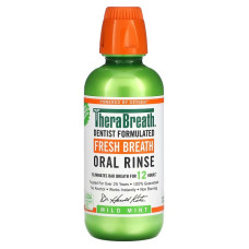 Ополіскувач для рота (м'ята), TheraBreath Oral Rinse, 473 мл.