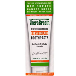 Зубна паста для свіжого дихання, м'який смак м'яти, TheraBreath Fresh Breath Toothpaste, 113,5 г