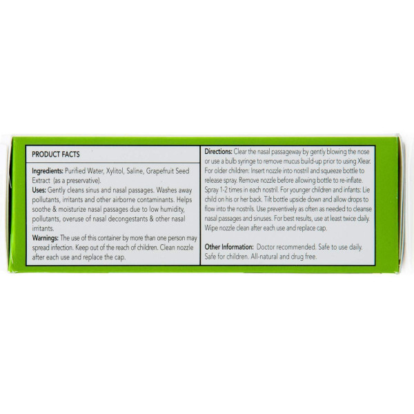 Назальний спрей для дітей, Saline Nasal Spray, Xlear, сольовий, 22 мл