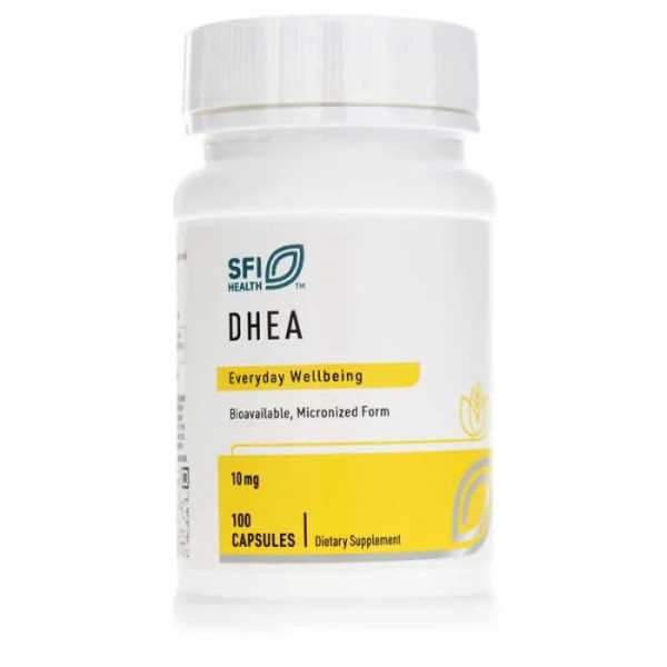 ДГЕА (дегідроепіандростерон), DHEA (Micronized), Klaire Labs, 10 мг, 100 капсул