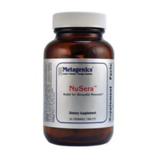 Допомога при стресі, жувальні, смак шоколаду, Metagenics NuSera, 30 жувальних таблеток