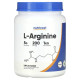 L-аргинин, L-Arginine, Nutricost, без добавок, 1 кг